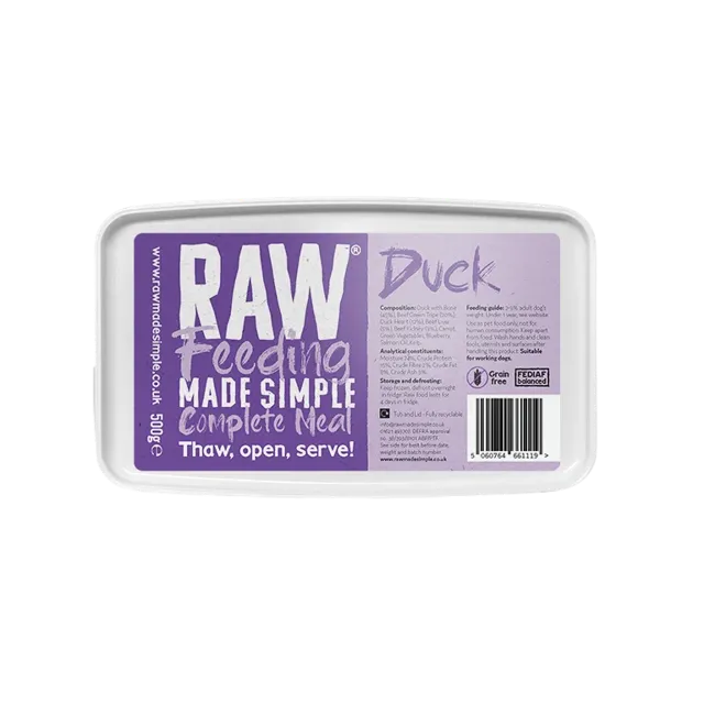 Raw Made Simple Complete Raw – Duck