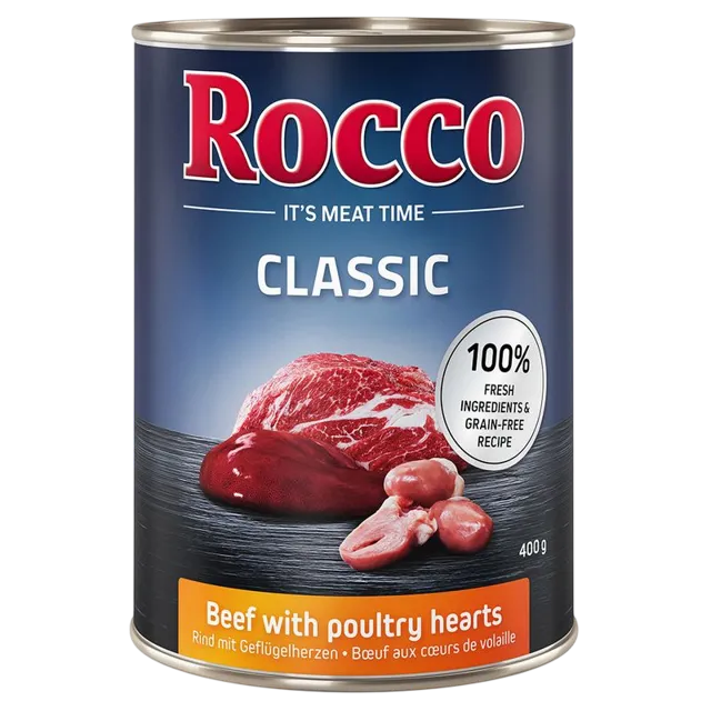 Rocco Classic – Beef with Poultry Hearts
