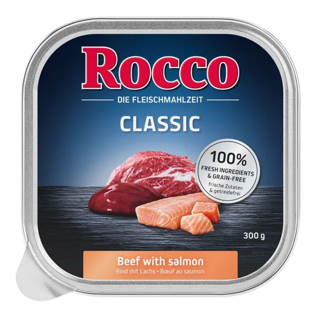 Rocco Classic Trays – Beef with Salmon