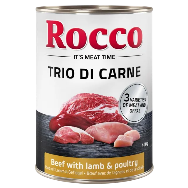 Rocco Classic Trio di Carne – Beef with Lamb & Poultry