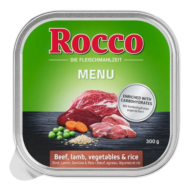 Rocco Menu Trays – Beef, Lamb, Vegetables & Rice