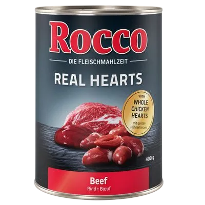 Rocco Real Hearts – Beef with whole Chicken Hearts