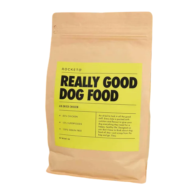 Rocketo Really Good Dog Food – Air Dried Chicken
