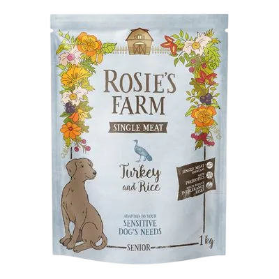 Rosie's Farm Single Meat Dry – Senior Turkey with Rice
