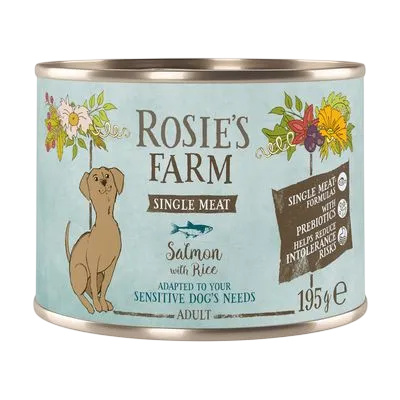 Rosie's Farm Single Meat Wet – Adult Salmon & Rice