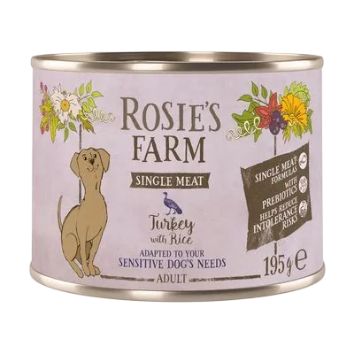 Rosie's Farm Single Meat Wet – Adult Turkey & Rice