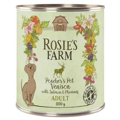 Rosie's Farm Traditional Wet – Adult Poacher's Pot Game with Salmon & Pheasant