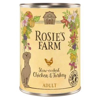 Rosie's Farm Traditional Wet – Adult Slow-cooked Chicken & Turkey