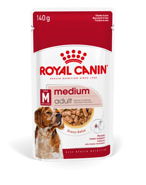 Royal Canin Medium Adult Chunks In Gravy – —