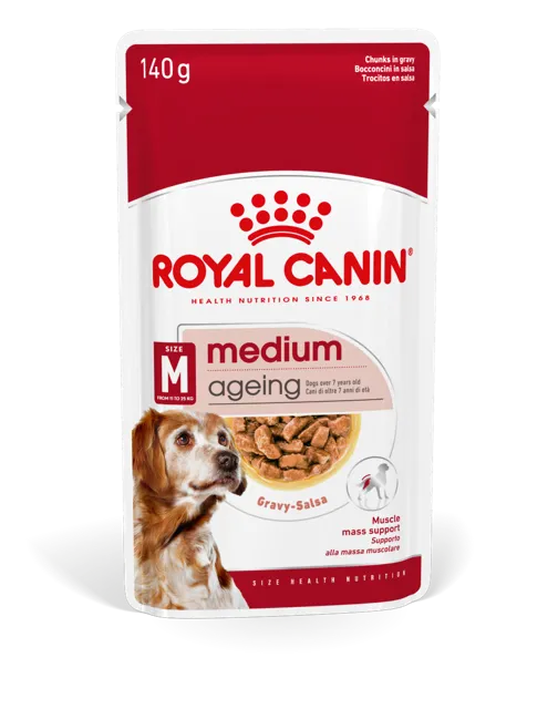 Royal Canin Medium Ageing Chunks In Gravy – —