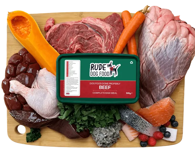 Rude Dog Food Complete – Beef