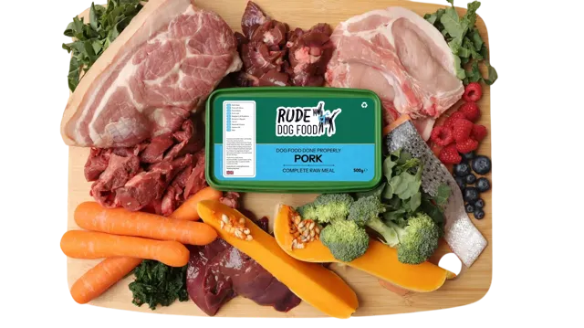 Rude Dog Food Complete – Pork