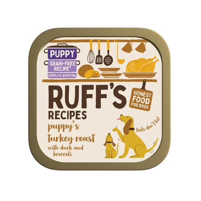Ruff's Recipes Puppy Trays – Puppy's Turkey Roast