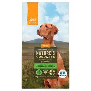 Sainsbury's Nature's Goodness Adult Dry – Lamb & Vegetables