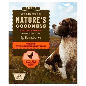 Sainsbury's Nature's Goodness Adult Wet Trays – Terrine with Chicken & Vegetables