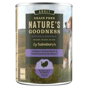 Sainsbury's Nature's Goodness Cans – Turkey in Gravy