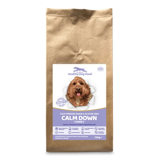 Salubrious Healthy Dog Food Cold-Pressed Calm Down – Turkey