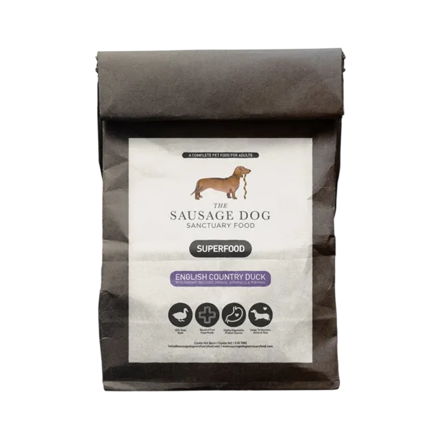 Sausage Dog Sanctuary Food Superfood – English Country Duck
