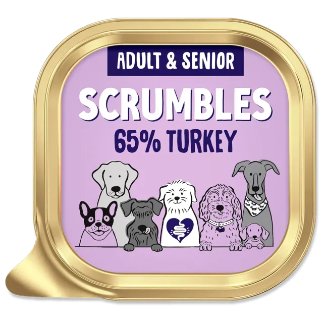 Scrumbles Complete Sensitive Wet Dog Food – Turkey