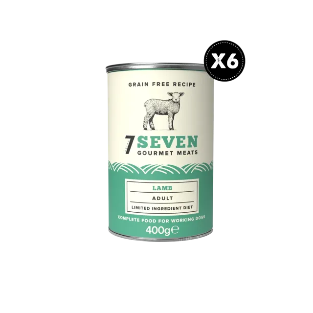 Seven Adult Tins – Lamb