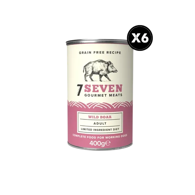 Seven Adult Tins – Wild Boar