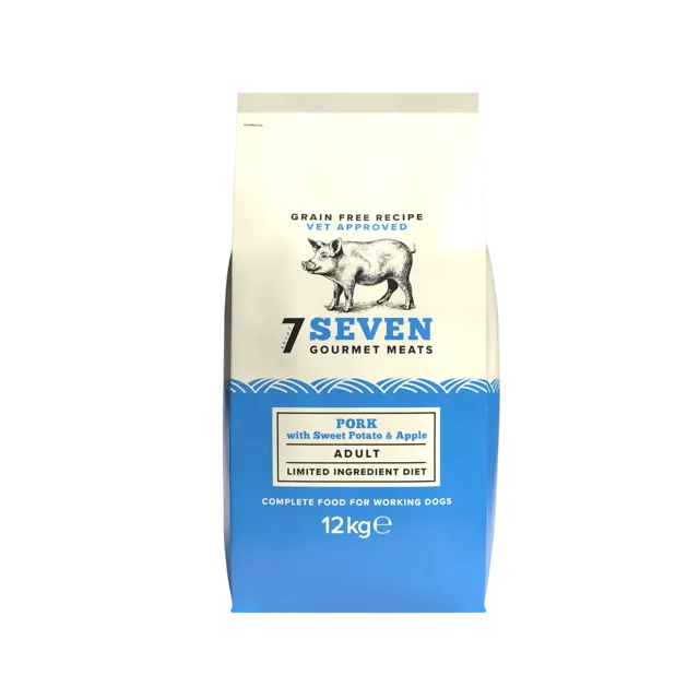 Seven Grain Free Adult – Pork, Sweet Potato & Apple