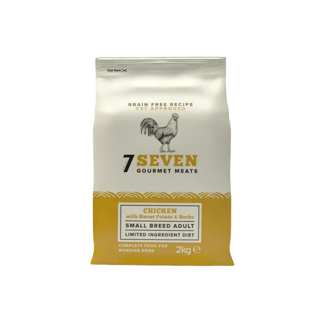 Seven Grain Free Adult Small Breed – Chicken, Sweet Potato & Herbs