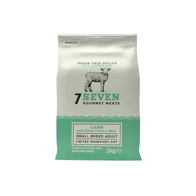 Seven Grain Free Adult Small Breed – Lamb With Sweet Potato & Mint
