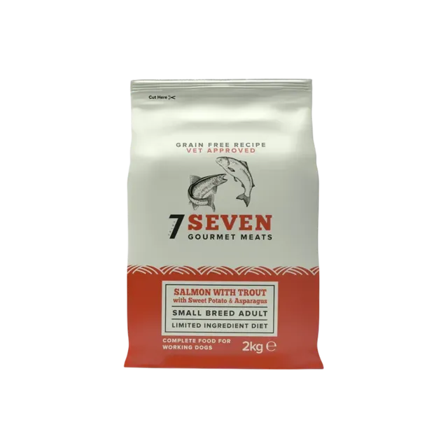 Seven Grain Free Adult Small Breed – Salmon With Trout, Sweet Potato & Asparagus
