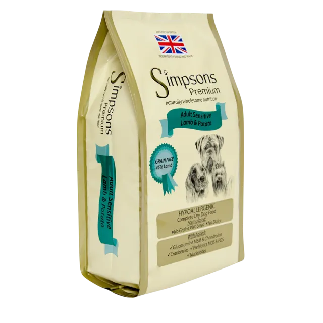 Simpsons Premium Adult Sensitive – Lamb & Potato