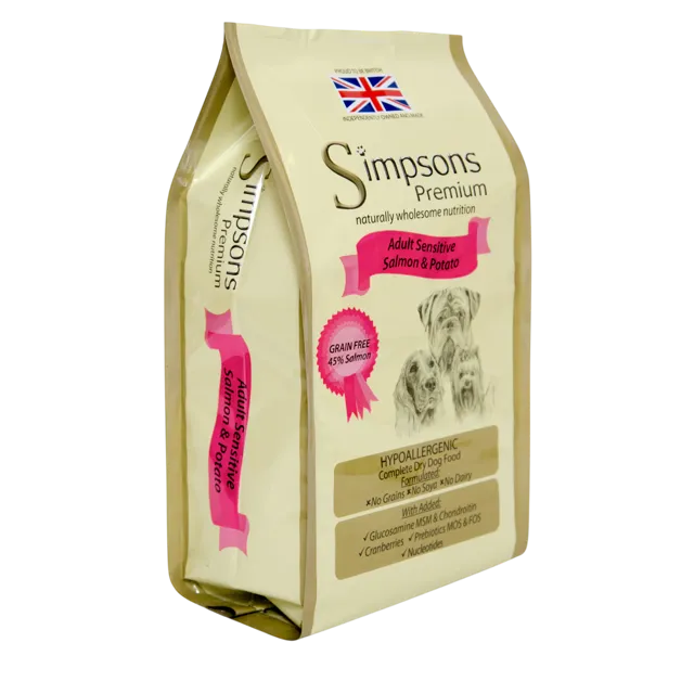 Simpsons Premium Adult Sensitive – Salmon & Potato