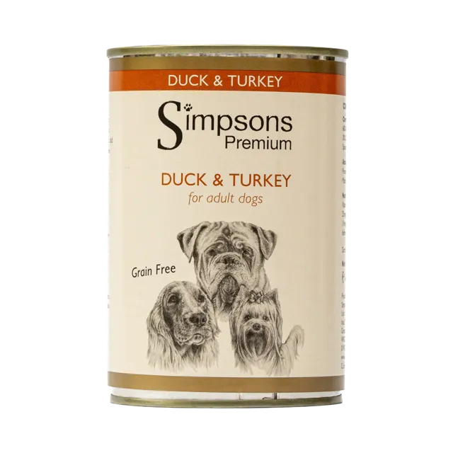 Simpsons Premium Adult Wet Food – Duck & Turkey