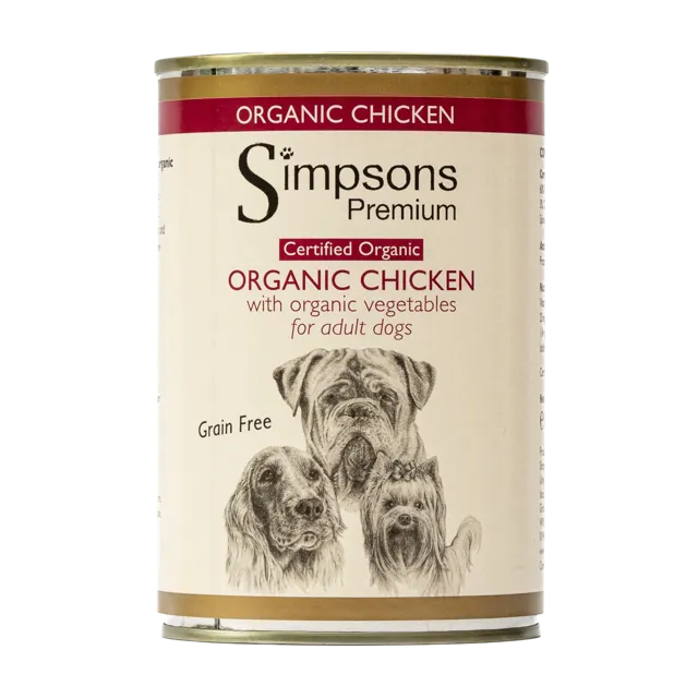 Simpsons Premium Adult Wet Food – Organic Chicken