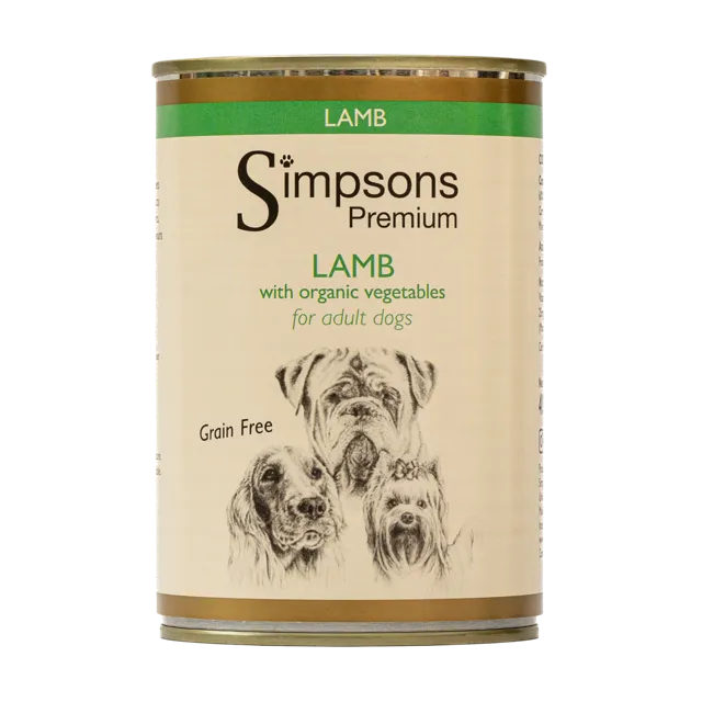 Simpsons Premium Adult Wet Food – Organic Lamb