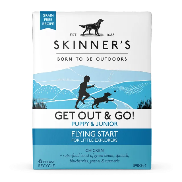 Skinner's Get Out & Go Wet Foods Flying Start Puppy – —