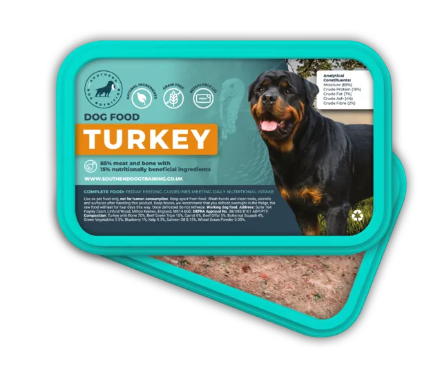 Southend Dog Adult Raw – Turkey