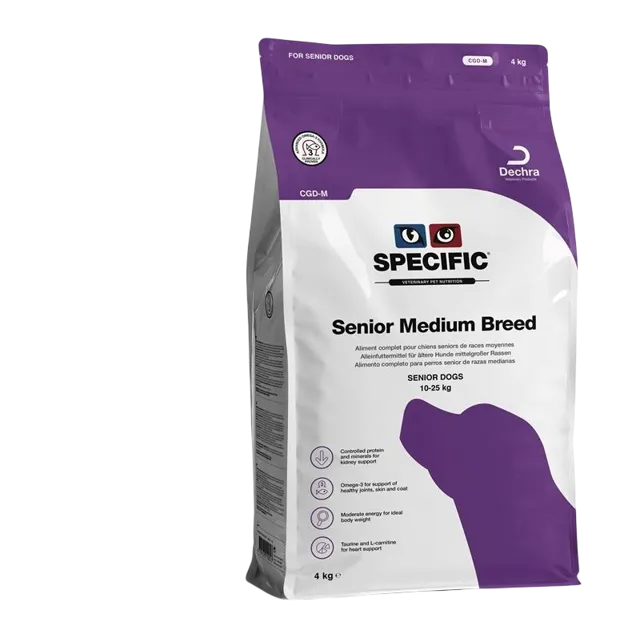 Specific CGD-M Senior medium breed – —