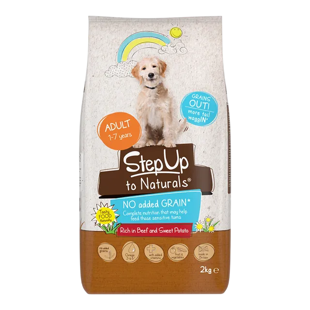 Step Up Dry Food Adult Grain Free – Beef With Sweet Potato
