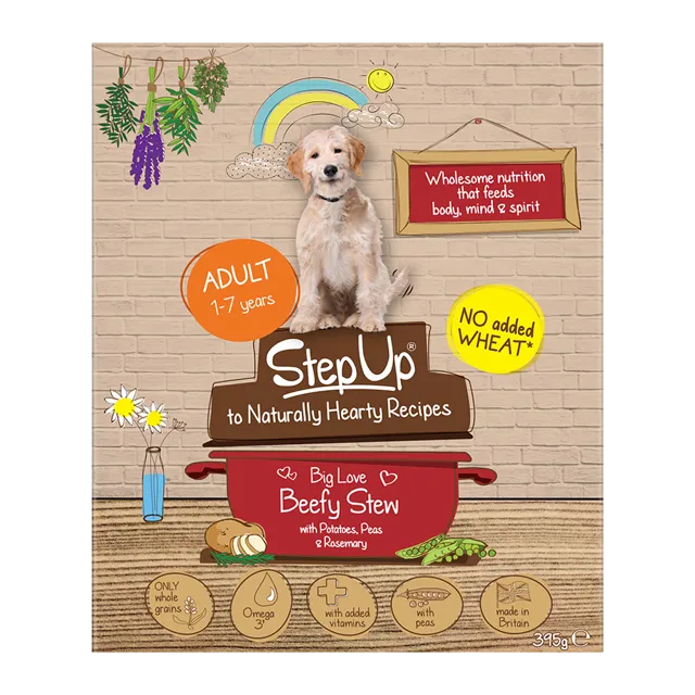 Step Up Wet Food Adult Trays – Big Love Beefy Stew