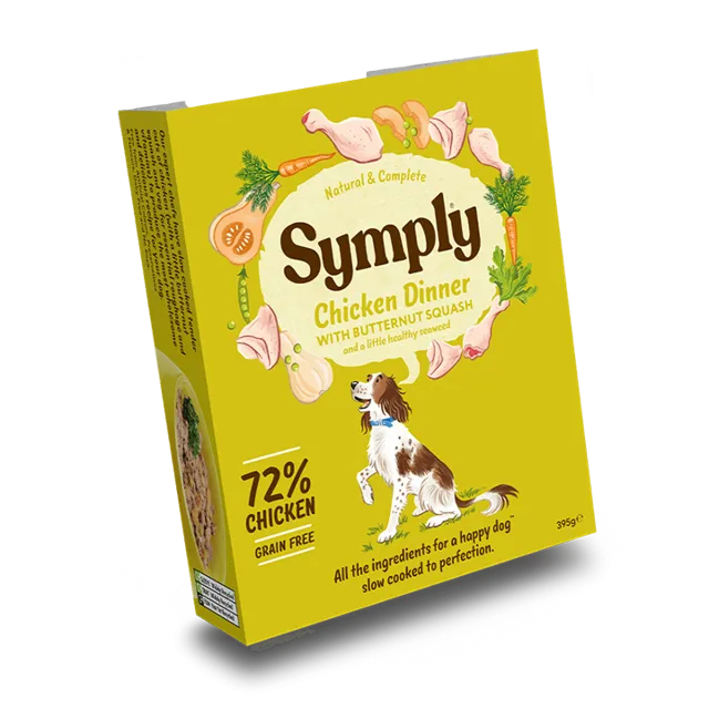 Symply Adult Grain Free Trays – Chicken Dinner