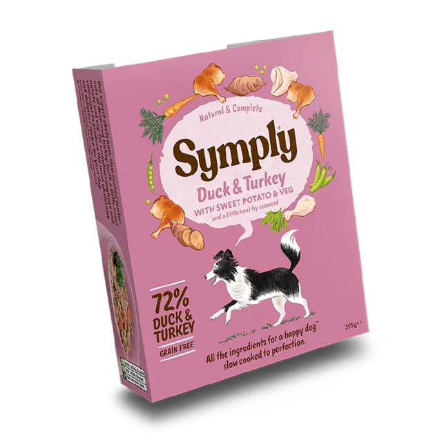 Symply Adult Grain Free Trays – Duck & Turkey