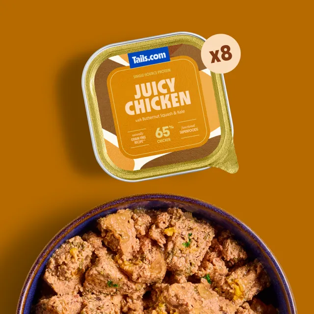 Tails.com Optimum Care – Juicy Chicken with Butternut Squash & Kale