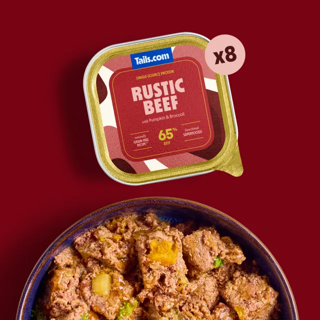 Tails.com Optimum Care – Rustic Beef with Pumpkin & Broccoli