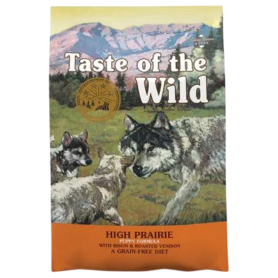 Taste of the Wild Puppy High Prairie Grain-Free – Roasted Venison & Bison