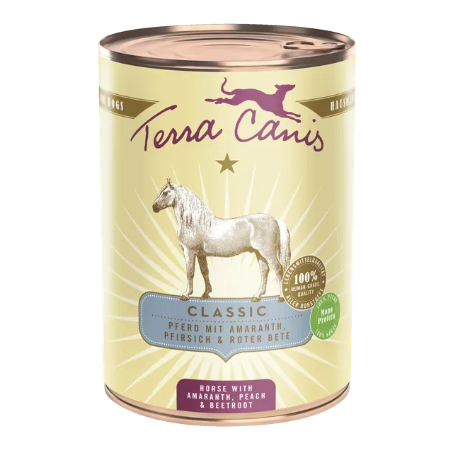 Terra Canis Classic – Horse with amaranth, peach and beetroot