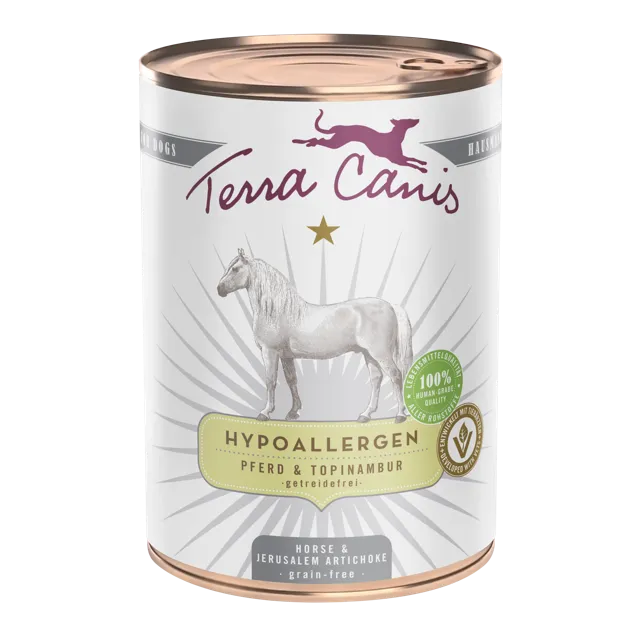 Terra Canis Hypoallergenic Wet Food – Horse with Jerusalem Artichoke