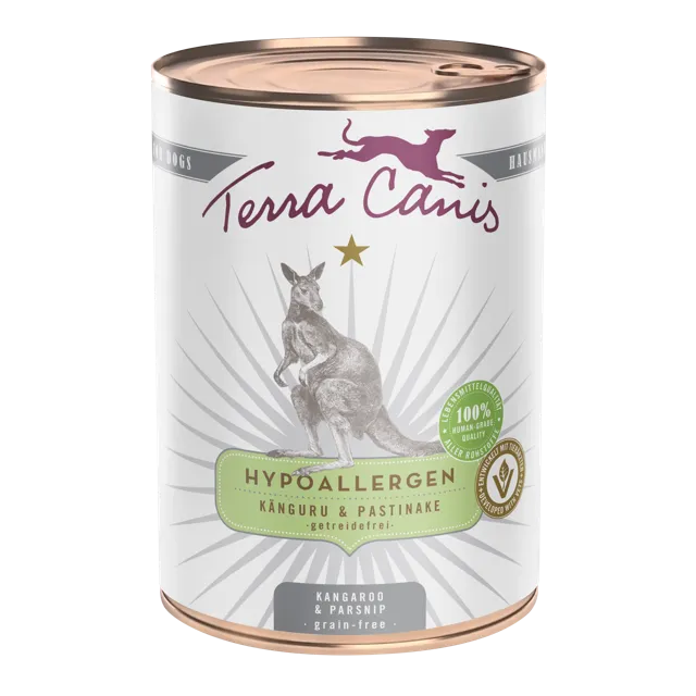 Terra Canis Hypoallergenic Wet Food – Kangaroo with parsnip