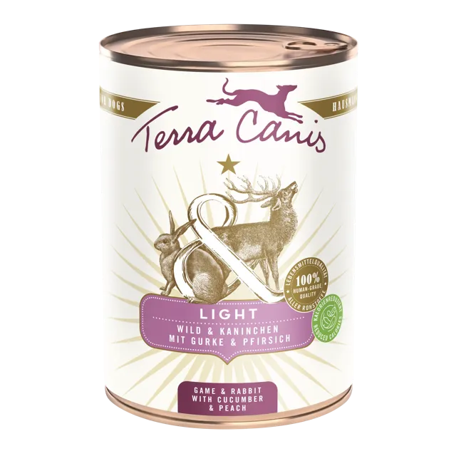 Terra Canis Light – Game & Rabbit with Cucumber and Peach