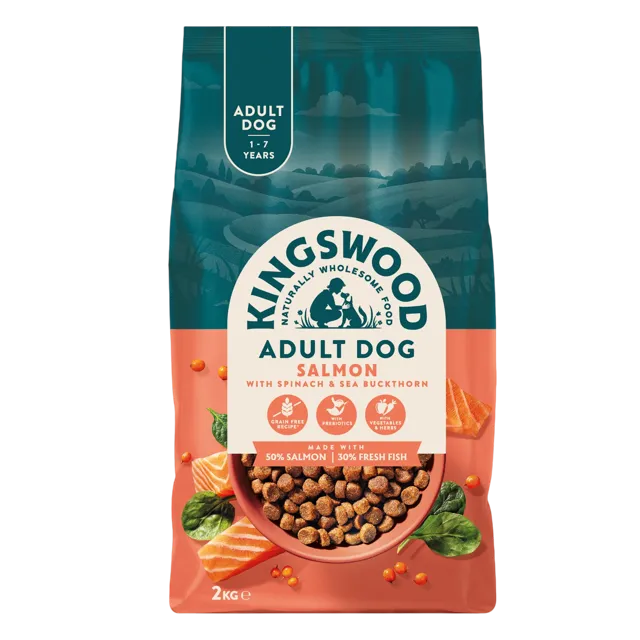 Tesco Kingswood Dry – Adult Salmon with Spinach & Sea Buckthorn