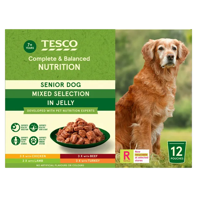 Tesco Senior Pouches Mixed Selection – —
